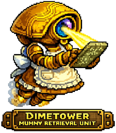 Marcie floating in Dime Tower